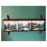 Thomas Kinkade 'Lamplight Village' Plate Scene in