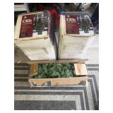 2- Artificial Christmas Trees, Artificial Greens