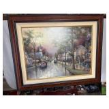 Thomas Kinkade  Hometown Morning Print 559/3950