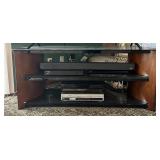 Smoke Glass Entertainment Stand