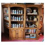 Four Section Wood Cabinet 76'H×120'W×20'