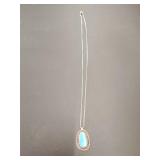 Sterling silver chain with pendent