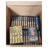 Large Qty of Dean Martin, Frank Sinatra Vhs/Dvds