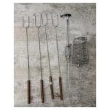 4- Hot Dog Roaster Sticks 43'