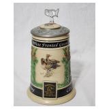 Vintage Beer Stein Budweiser Ducks Unlimited 8'H