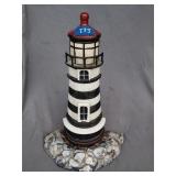 Cast iron lighthouse door holder 15' tall