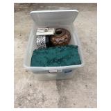 Tote With Lid Miscellaneous Items