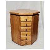 Rotating Wood Jewelry Carousel 16'Hx14'