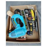 Electric stapler sockets, tool assortment