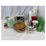 Glass Vases, Deluxe Cookie Press, Basket