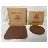 Longaberger Pottery Button Basket Brick & Buffet