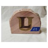Marble Stone with Letters UL Engraved