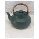 Ceramic Teapot with Baamboo Handle