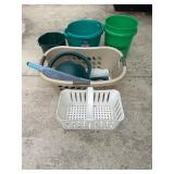 Bickets, Laundry Basket ,plastic Basket