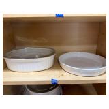 Corning Ware Covered Casserole & Quiche