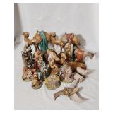 18pc Vintage Holland Mold Nativity Scene