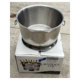 Hammered Double Wall Beverage Tub Stainless Steel
