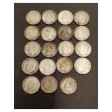 19 - Silver Roosevelt Dimes