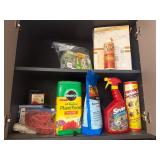 Contents of Cabinet, garden Chemicals