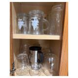 Contents of Cabinet - Glasses & Plastic Cups