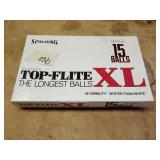 New box of Spalding top flite golf balls 15 balls