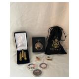 (3) Patriotic Military Challenge Coins 