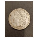 1901 o Morgan silver dollar