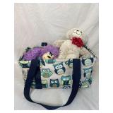 Thirty-One Bag 9.5'x6'x9' & Dog Toys