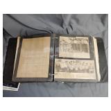 Vintage police department scrapbook