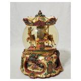 Vintage Holiday Music Carousel 'Jingle Bells'