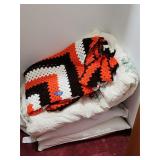 Vintage Bedding, Rug, Pillows