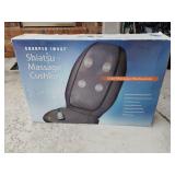 Sharper image shiatsu massage cushion