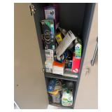 Contents of Left Side Of Cabinets