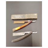Pair of straight razor, magna cutlery,otto deutsch