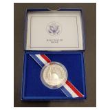 1986 Half dollar proof coin 100 year birthday of