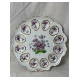 Ganz Floral Design Deviled Egg Plate 11.25'