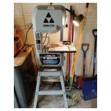 Delta 10' bandsaw works, with work light