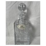 Heavy Lead Crystal Liquor Decanter with Stopper