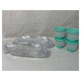 (8)Corn on Cob Holders 10.5'  Plastic Jello Molds
