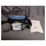 Sony handycam digital video camera in case