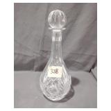 Crystal decanter 12' tall