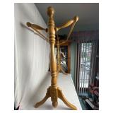 Oak Triple Hang Quilt Rack 31.5'x35.75'x17.5'