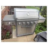 Pro Series LP Grill with Side Burner and Tank