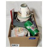 Lamp Shades, Magnifier Visor, Candle & Misc