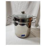 Double Steam Pot with Lid