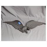 Cast aluminum eagle decor 26' wide