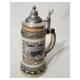 Vintage Beer Stein Notre Dame 9'H