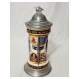 Vintage Beer Stein Budweiser History 11'H