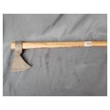 Tomahawk with brass head