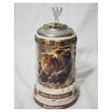 Vintage Beer Stein Budweiser Bear Family 9'H